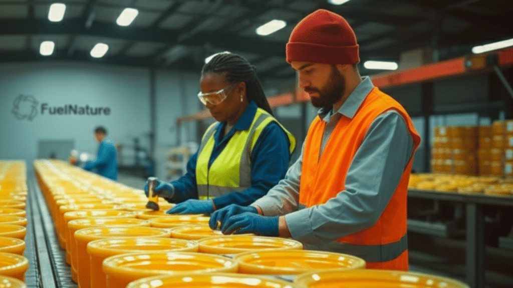 Gestor autorizado de aceite usado realizando gestión industrial de residuos